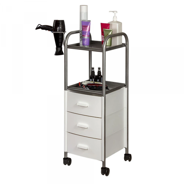 Тележка парикмахерская Глорис-09, белый